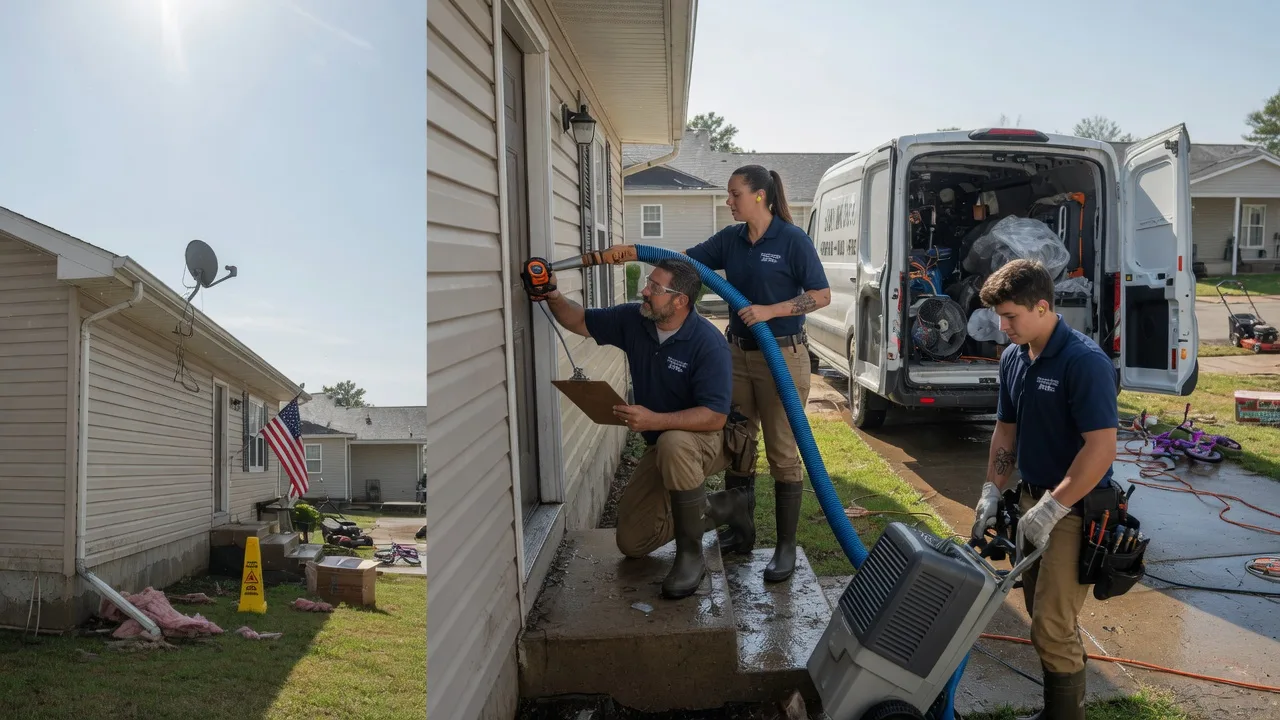 Ceiling Water Damage Restoration in Meraux, LA near me